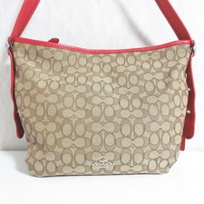 COACH Signature Canvas Leather