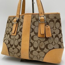 Coach Tote Bag, Canvas And
