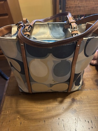 Coach multicolor tote with - coach,