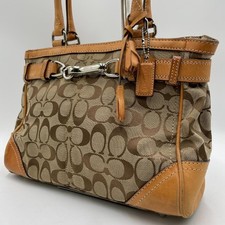 Coach Tote Bag, Canvas And