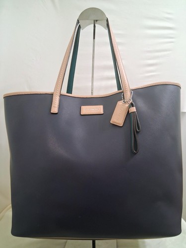 Coach metro navy blue - metro, beige