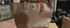 Coach Bag Grey/Beige Very Nice