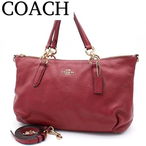 Coach 2way tote bag - tote, leather