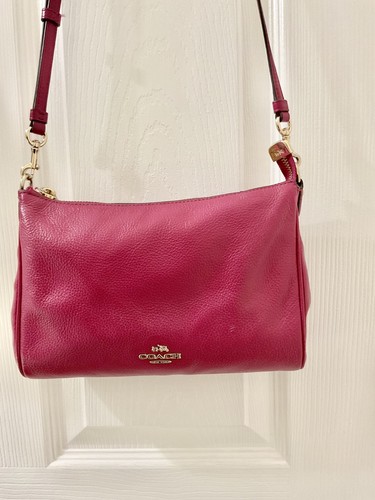 Coach carrie raspberry pebble - carrie,