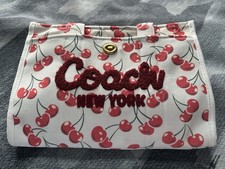 Coach Cherry Canvas Tote Bag
