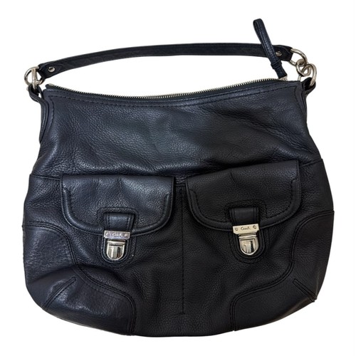 Coach black pebbled leather - coach,