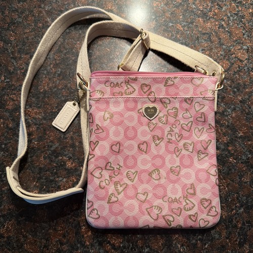 Coach pink hearts - coach,